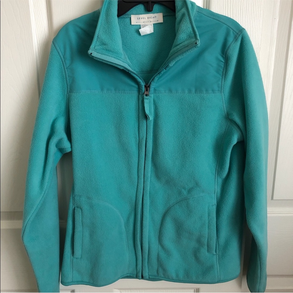 turquoise jacket